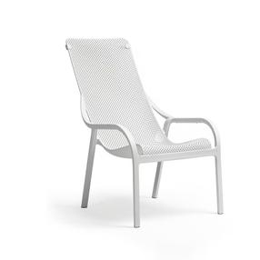 Lauko fotelis Nardi Net Lounge, balta, 90 cm x 62 cm x 99 cm
