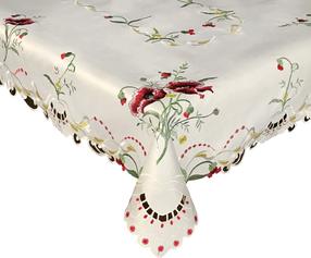 Staltiesė stačiakampė OH-203-C, dramblio kaulo, 110 x 160 cm