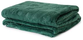 Kalėdinis pledas Homla Feria 862910, žalias, 150 cm x 200 cm