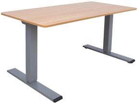 Rašomasis stalas reguliuojamo aukščio Home4you Ergo Optimal K186974, medžio/pilka