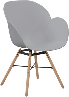 Kėdžių rinkinys Kayoom Amalia 110 QZWH6, medžio/pilka, 57.5 cm x 59 cm x 83.5 cm, 2 vnt.