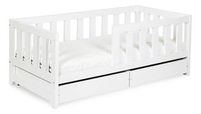 Patalynės dėžė Klups LitlleSky Amelia Dap, balta, 160 x 80 cm