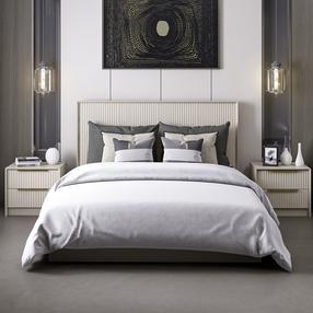 Lova dvigulė Kalune Design Kale, 160 x 200 cm, smėlio, be čiužinio, su grotelėmis