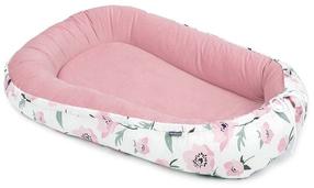 Gultukas MamoTato Double Sided Velvet Flowers, balta/rožinė