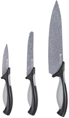 Virtuvinių peilių komplektas Ambition Anthracite, 3 vnt.