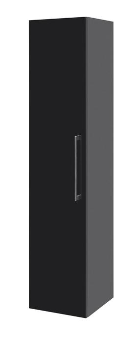 Pakabinama vonios spintelė Domoletti SU38-1, juoda, 30.1 cm x 37.5 cm x 165 cm