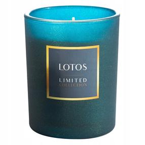 Žvakė, aromatinė Limited Collection Lotus, 48 h, 200 g, Mėlyna/Balta