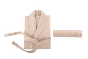 Chalato ir rankšluosčio komplektas Foutastic Set 1052A-064-1 459ELT1139, rožinė, S/M