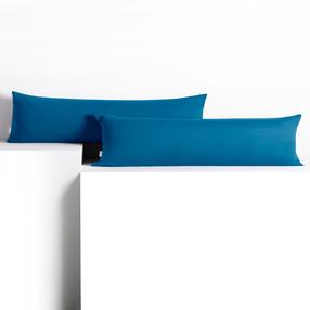Pagalvės užvalkalas Restilo Amber, mėlyna, 145 cm x 20 cm, 2 vnt.