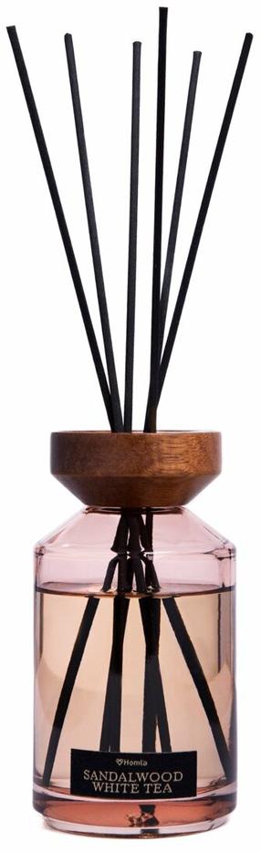 Namų kvapas, kvapiosios lazdelės Homla Woody Blend Sandalwood White Tea, 200 ml