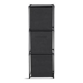 Lentyna, su daiktadėže Domoletti, juoda, M, 34.5 cm x 34.5 cm x 101 cm