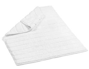 Vonios grindų kilimėlis Foutastic Striped Terry 581CAN1524, baltas, 90 cm x 60 cm