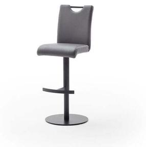 Baro kėdė MC Akcent Alesi, matinė, pilka, 51 cm x 42 cm x 91 cm