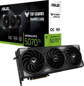 Vaizdo plokštė Asus GeForce RTX 5070 Ti TUF Gaming OC, 16 GB, GDDR7