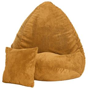 Sėdmaišis su pagalve Sako Mega Lincoln L, geltonas