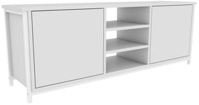 TV staliukas Kalune Design Otis, baltas, 35.3 cm x 140 cm x 50.8 cm