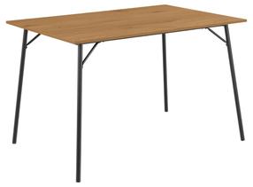 Valgomojo stalas Peru, ąžuolo, 120 cm x 80 cm x 75 cm