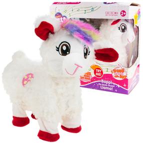 Pliušinis žaislas Llama, baltas, 20 cm