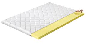 Antčiužinis Visco, 200 cm x 160 cm, minkštas