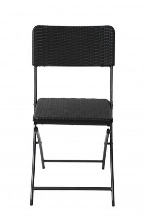 Sulankstoma kėdė Mirpol Vivid, juoda, 43 cm x 57 cm x 80.5 cm