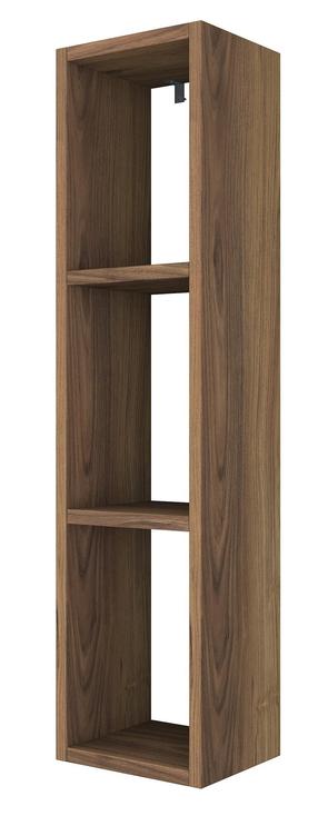 Sieninė lentyna Kalune Design E3 893RAN2309, riešuto, 18.5 cm x 22.1 cm x 90 cm