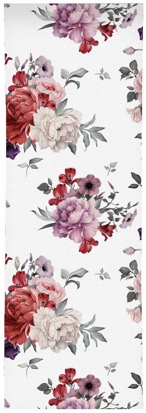 Naktinė užuolaida ZPMB-62, balta/pilka/rožinė, 75 cm x 250 cm