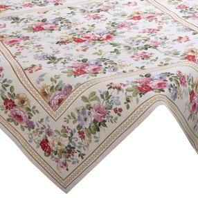 Staltiesė kvadratinė 4088, žalia/rožinė/violetinė, 100 x 100 cm