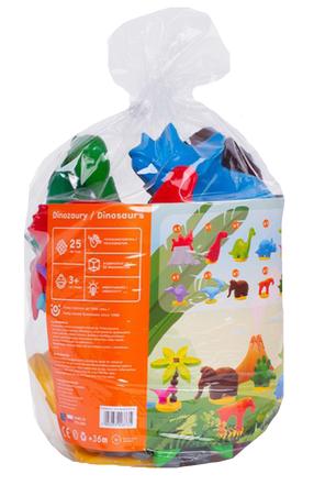 Konstruktorius Marioinex Mini Waffle Dinozaurai, 25 vnt.