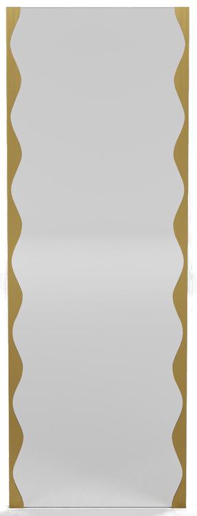 Veidrodis Kalune Design Melodia, kabinamas, 50 cm x 140 cm, aukso