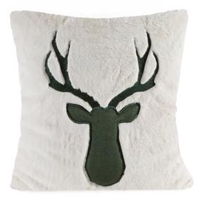 Dekoratyvinės pagalvėlės užvalkalas PSWA-258, balta, 45 cm x 45 cm