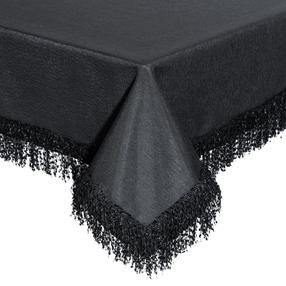 Staltiesė stačiakampis Jasper, juoda, 40 x 140 cm