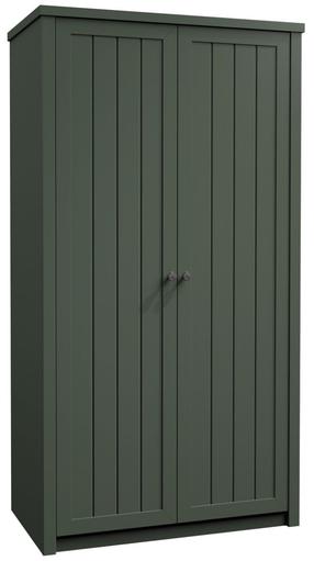 Spinta Gala Meble Provence S2D, žalia, 53 cm x 90 cm x 198 cm