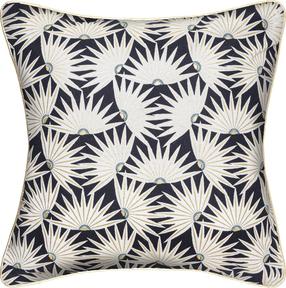 Dekoratyvinė pagalvėlė Atmosphera Feel, balta/tamsiai mėlyna, 40 cm x 40 cm