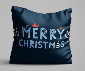 Kalėdinė dekoratyvinė pagalvėlė Mioli Decor, įvairių spalvų, 43 cm x 43 cm