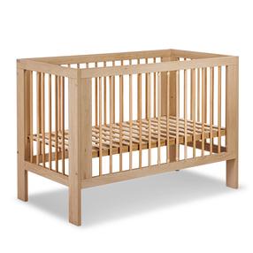 Kūdikio lovytė viengulė Klups Olivia, buko, 60 x 120 cm, be patalynės dėžės, be čiužinio