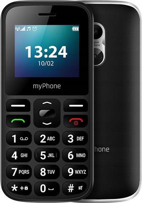 Mygtukinis telefonas MyPhone Halo A, 128 MB, juoda