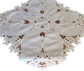 Servetėlė kvadratinė OH-175-A, balta, 85 x 85 cm