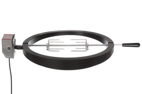 Elektrinis grilio iešmas su varikliu Mustang Rotisserie kit, 100 cm x 66 cm x 15 cm