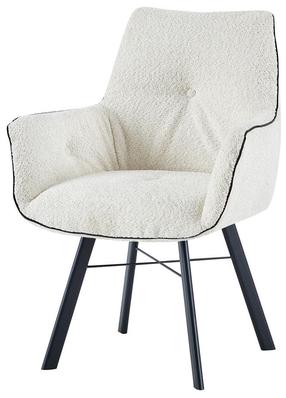 Valgomojo kėdė Kayoom Allie 125, kreminė, 61 cm x 64 cm x 91 cm