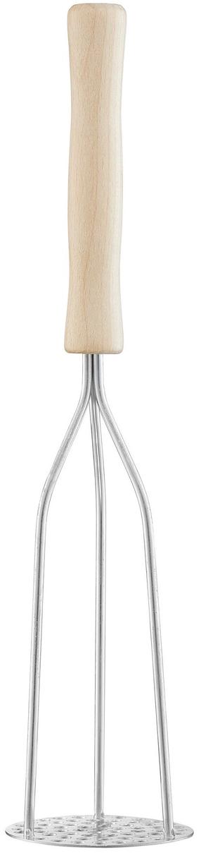 Bulvių grūstuvė Domotti Tessa, 31.5 cm, ruda/sidabro