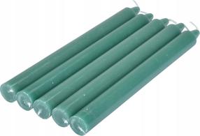 Žvakių rinkinys, cilindrinė Homea Essential, 5 vnt., Žalia