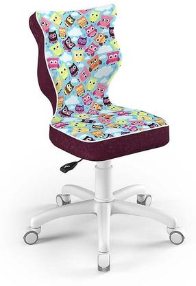 Vaikiška darbo kėdė Petit ST32, 37 x 35 x 83 cm, balta/violetinė