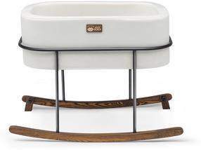 Lopšys kūdikiams viengulė Kalune Design Hier 676HDS1127, ruda/balta/juoda, be patalynės dėžės, su čiužiniu