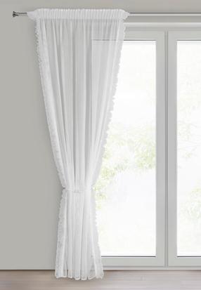 Dieninė užuolaida Agness, baltos, 140 cm x 270 cm