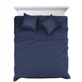Lovatiesės komplektas D91, tamsiai mėlyna, 200 cm x 220 cm