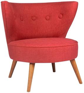 Kėdė Hanah Home Riverhead 558ZEN1119, raudonas, 74 cm x 80 cm x 76 cm