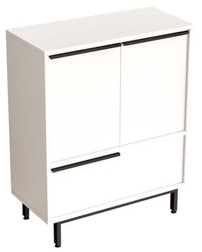 Spintelė Kalune Design ON8 B-W, balta, 35.5 cm x 90.4 cm x 74.8 cm