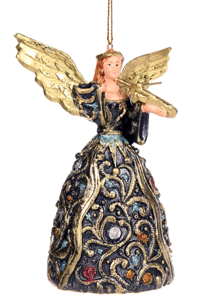 Eglutės žaisliukas Miloo ML11887, žalias/įvairių spalvų, 12 cm, polirezinas