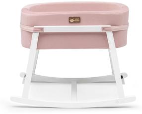 Lopšys kūdikiams viengulė Kalune Design Hier 676HDS1119, balta/rožinė, be patalynės dėžės, su čiužiniu