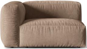 Modulinė sofa Micadoni Martina Vogue 3, tamsaus smėlio spalva, kairinė, 121 x 106 cm x 75 cm